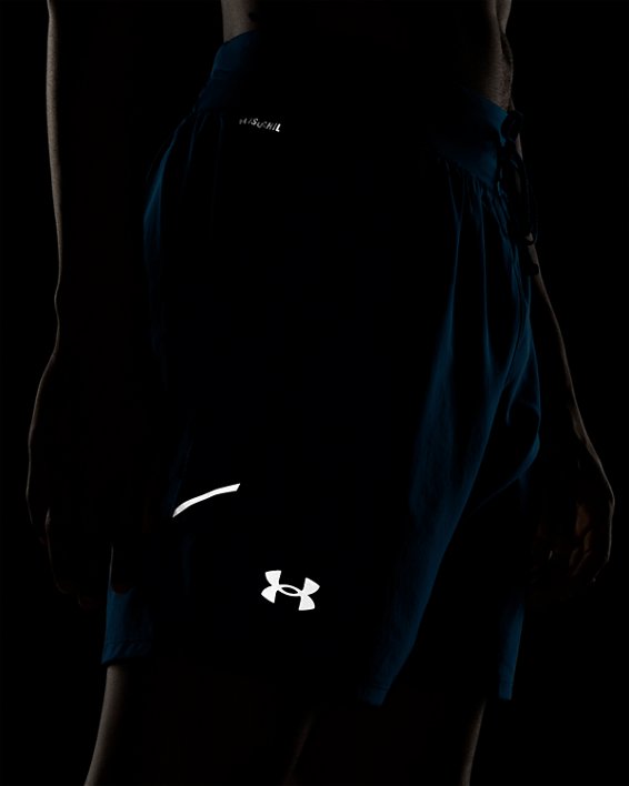 Men's UA Launch Elite 2-in-1 7'' Shorts in Blue image number 4